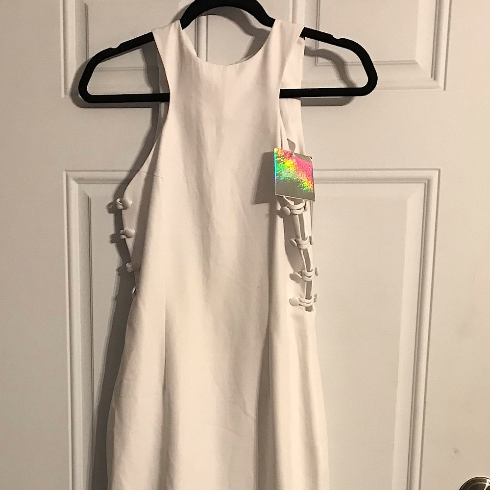 NWT Sexy white dress open sides